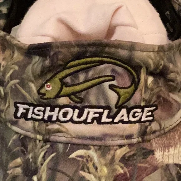 🎣NWT FUN Fishouflage Fishing Camo Visor Must Have For Every Fisherman or Women🎣 - Picture 6 of 8